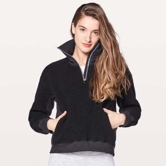 Lululemon Stand Out Sherpa 1/4 Pullover - Picture 2 of 10